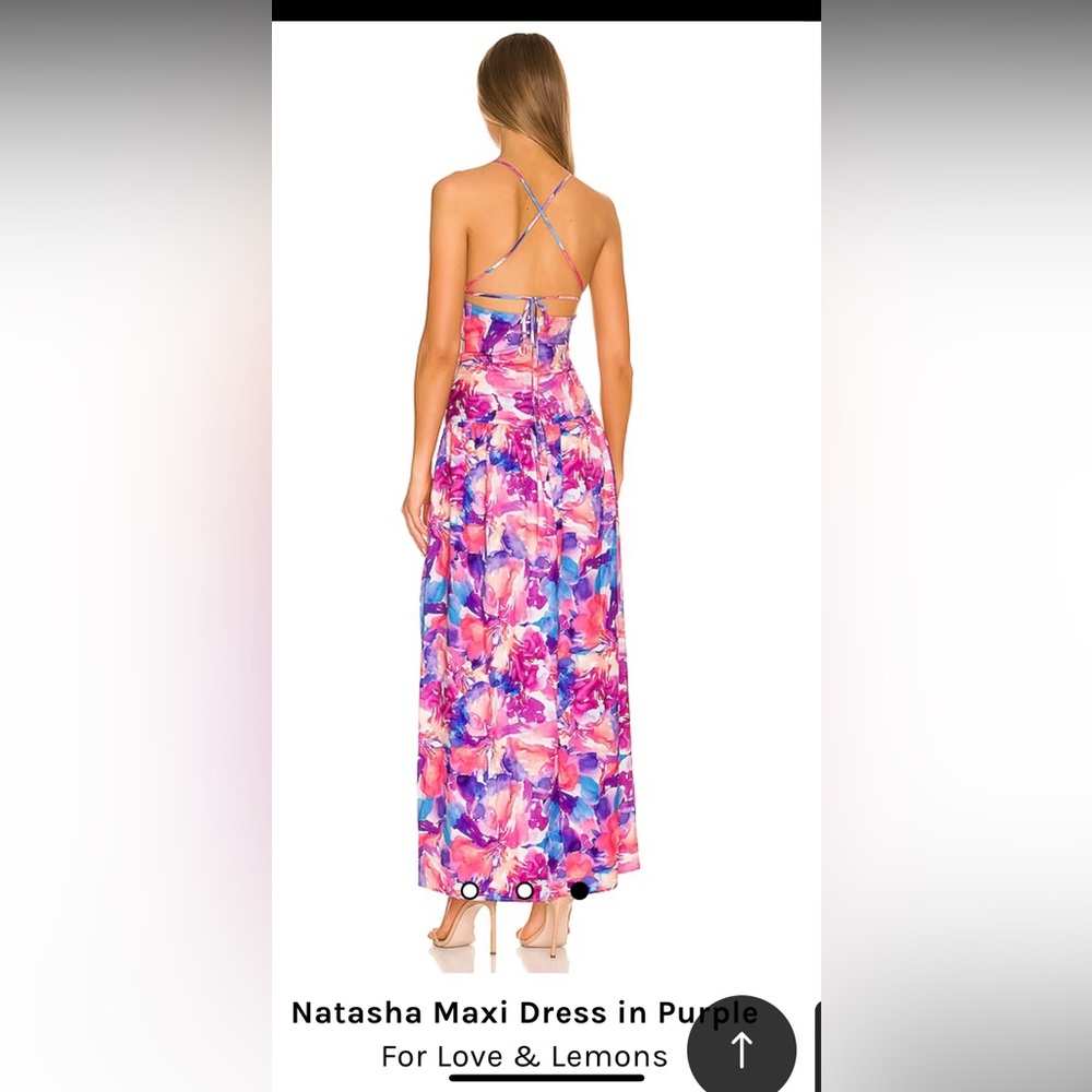 NWT for love and lemons Natasha maxi dress